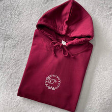 Load image into Gallery viewer, Burgundy Sheep Hoodie