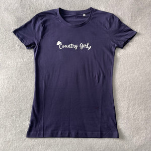 Navy Country Girl T Shirt