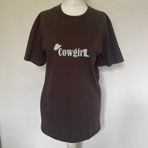 Brown Cowgirl T Shirt