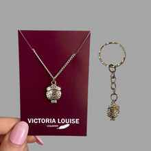 Load image into Gallery viewer, Sheep Necklace and Keyring Set