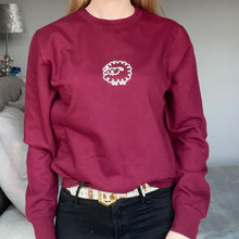 Load image into Gallery viewer, Burgundy Sheep Sweatshirt